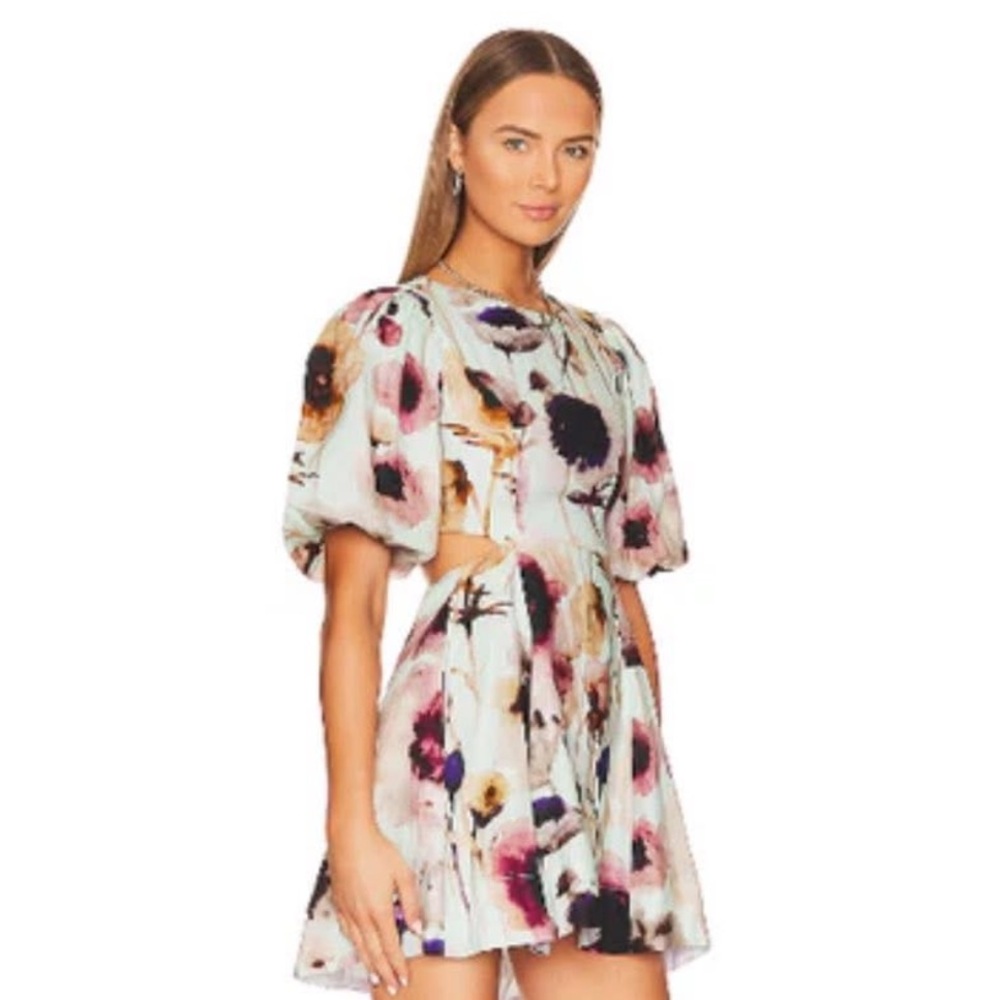 Karina Grimaldi Multicolor Floral Mini Dress